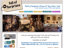 Tablet Screenshot of fullofsurprizes.com